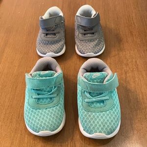 Lot of 2 pairs of Nike Baby/Crib shoes